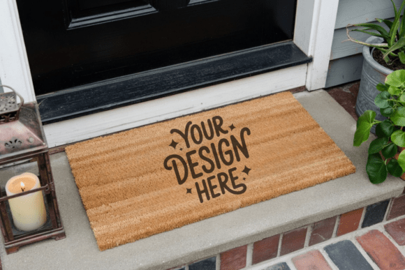 Doormat Mockup, Blank Door Mat Mockup 8: Elevating Product Presentations