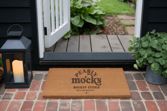 Doormat Mockup, Door Mat Mockup 24: A Practical Tool for Design Presentation