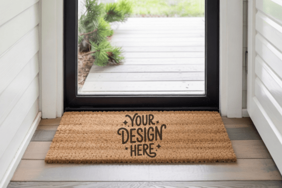 Doormat Mockup, Door Mat Mockup 27: Elevating Product Presentation