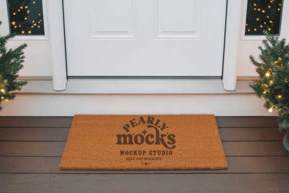 Doormat Mockup: Elevating Your Design Presentation with Style and Simplicity