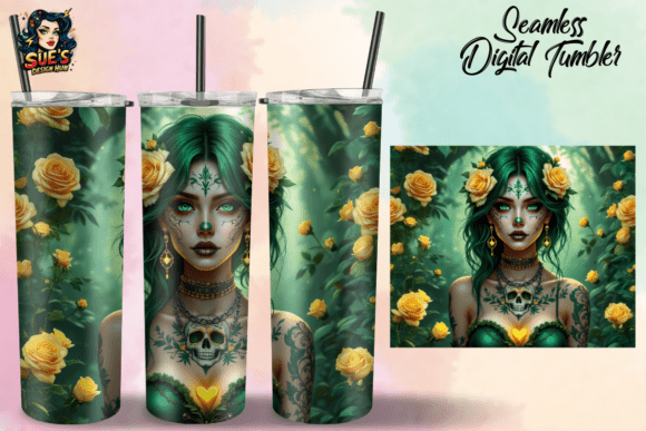 Enchanted Green Fairy Tumbler Wrap