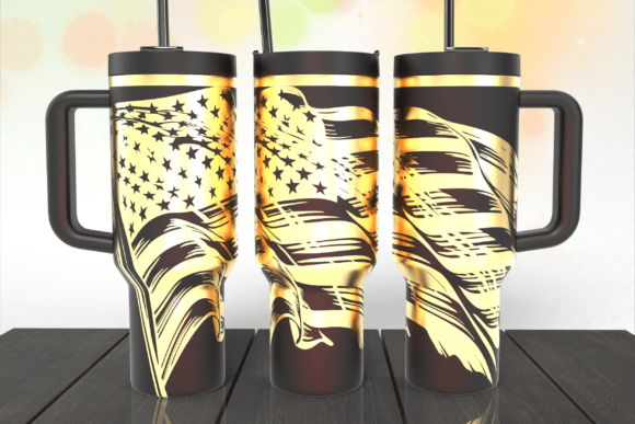 Father’s Day Tumbler Engraving USA Flag: A Patriotic Gift That Speaks Volumes