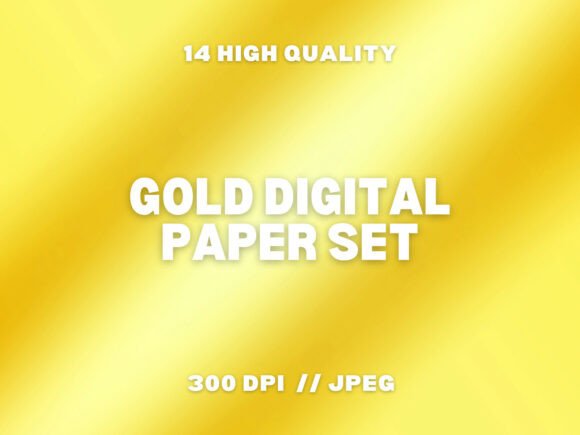 Integrating the 14 Gold Digital Paper Set into Professional Creative Workflows