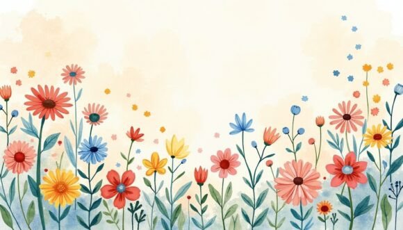 Summer Symbols Brushed Wide – Pointillis